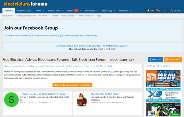 Vivid Promotion Sponsor Electricians Forums