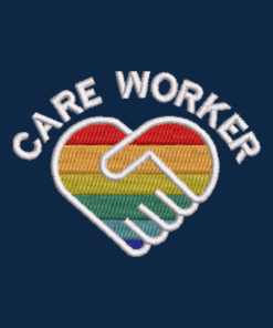 Care Worker Rainbow Fleece Jacket