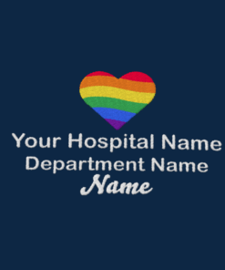 Rainbow Heart Embroidery Design