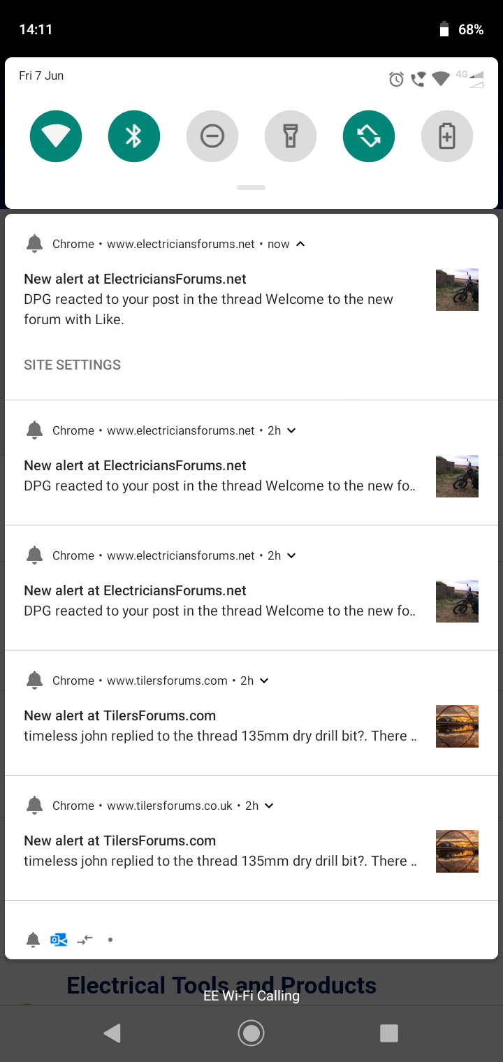 Push notifications now active Screenshot_20190607-141135 - EletriciansForums.net