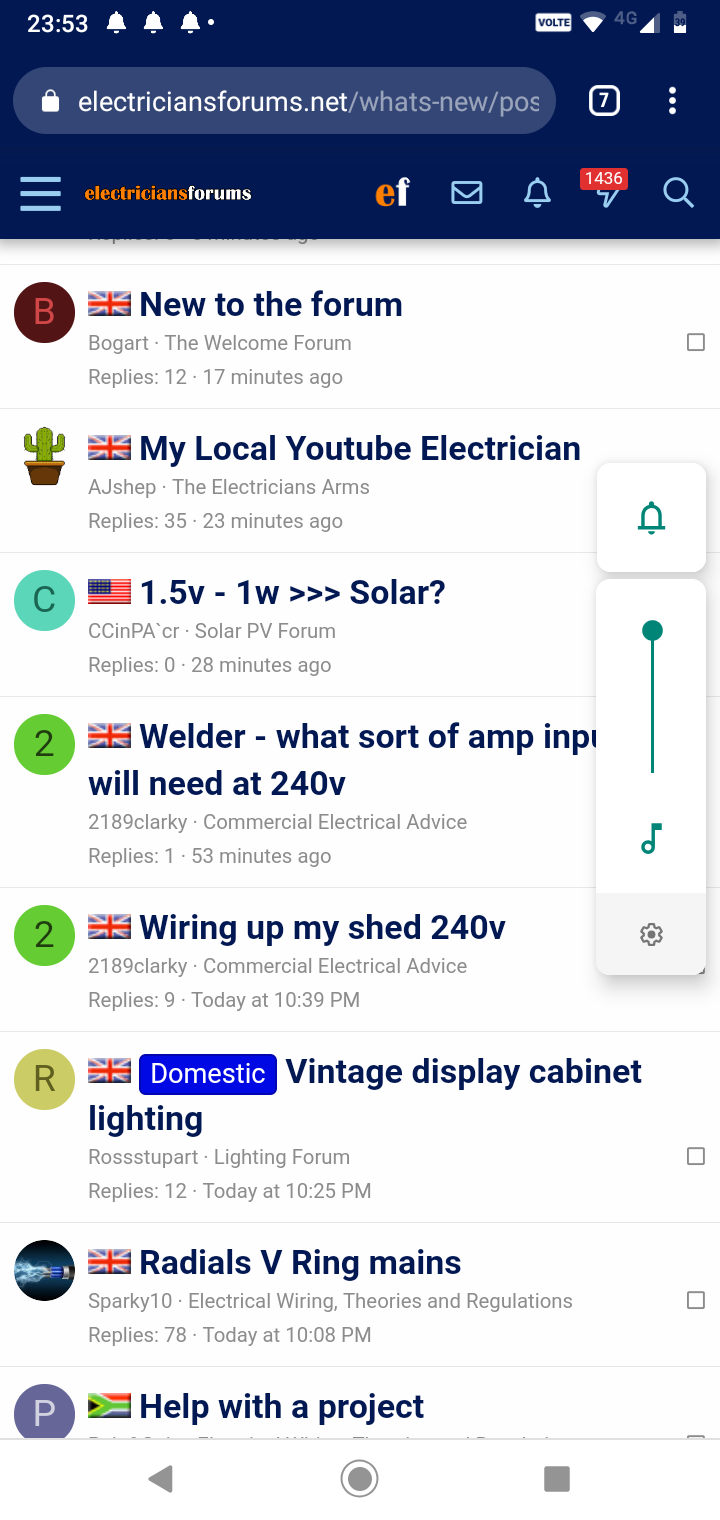 I've created some new forum categories, we're not a UK-only forum anymore Screenshot_20190825-235304 - EletriciansForums.net