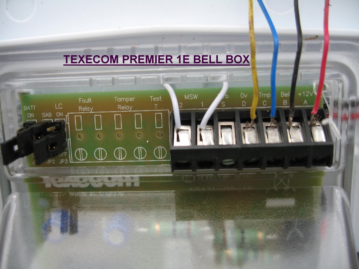 Texecom Premier 1e Bell Box Jpeg