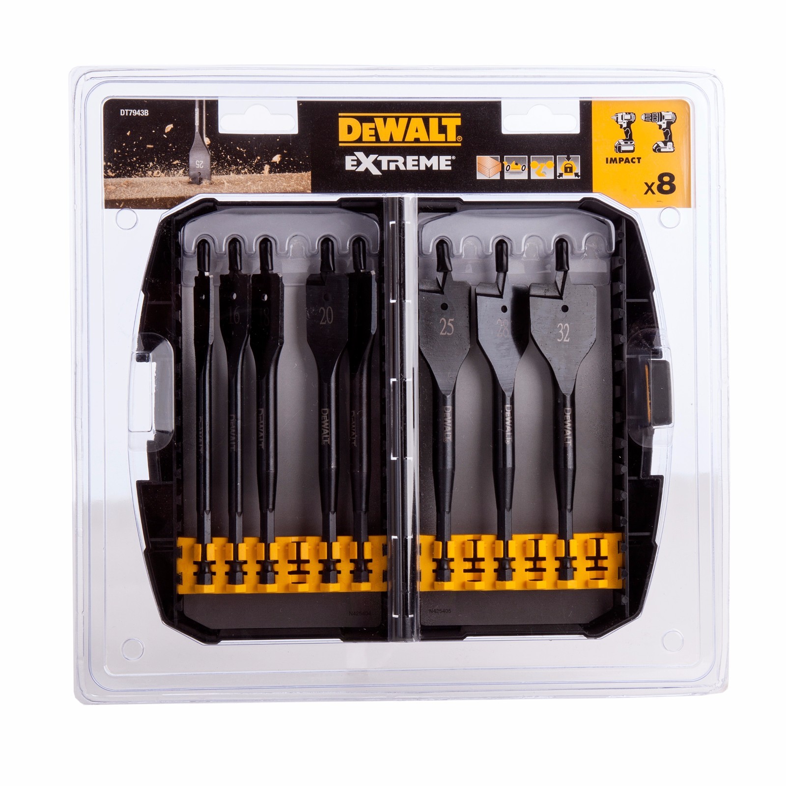 Dewalt extreme flat clearance bit set
